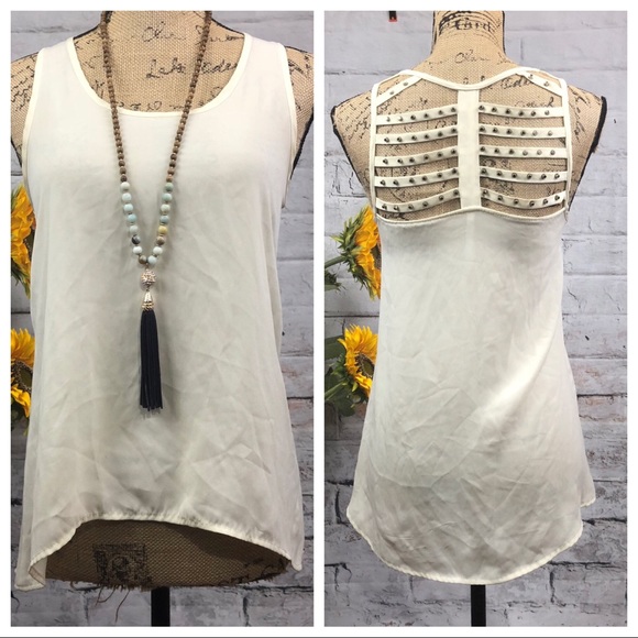 boutique Tops - Boutique Steampunk Angel Wing Rivet Blouse